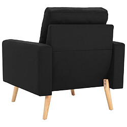 Acheter vidaXL Fauteuil Noir Tissu