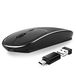 Universal Souris optique sans fil silencieuse silencieuse silencieuse