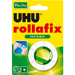 UHU Ruban adhésif rollafix 19 mm x 25 m, invisible ()