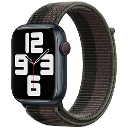 Sport Loop bracelet pour Apple Watch Series 1 á 9 / SE (38/40/41 mm) | Series 10 (42 mm) - Tornado/Gray