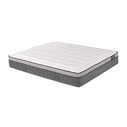 Vente-Unique Ensemble 140 x 190 cm sommier + matelas ressorts ensachés 7 zones et mémoire de forme ASGARD de YSMÉE ép.30cm - ASGARD de YSMÉE