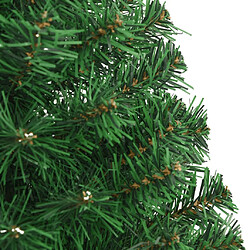 Avis vidaXL Arbre de Noël artificiel avec branches épaisses vert 120 cm PVC