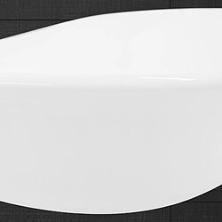 Acheter Ecd Germany Lavabo salle de bain ovale céramique blanc + garniture de vidange 640x365x130 mm