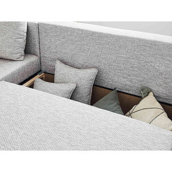 Acheter Bestmobilier Opale - canapé d'angle réversible 4 places - convertible - avec coffre - en tissu et simili