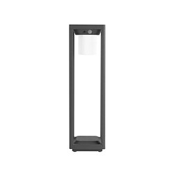 Acheter Leds C4 Borne de jardin Bow Polycarbonate,Aluminium Opale, gris urbain