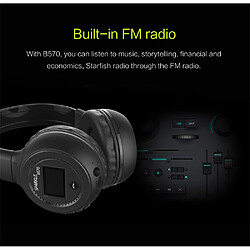 Acheter Universal Casque sans fil radio FM dans l'oreille casque stéréo Bluetooth casque pour ordinateur téléphone, support carte TF | Casque Bluetooth 4.1 Casque Bluetooth 4.1 (noir)