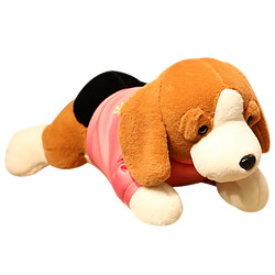 Universal 60 cm peluche kawaii chien peluche couché beagle chiot avec vêtements oreiller doux mignon animal poupée bébé fille cadeau d'anniversaire | Peluche animaux