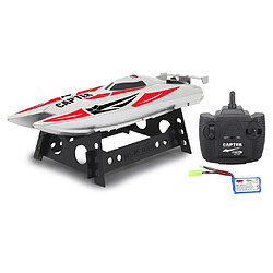 JAMARA Bateau télécommandé Capter Blanc et rouge 2,4 GHz