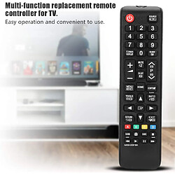 SANAG Telecommande, Telecommande Universelle Noire De Remplacement Compatible Pour Aa59-00818A-Tv-Remote, Tous Les Modèles De Televiseurs Intelligents Lcd Led Hdtv