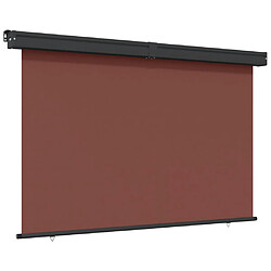 vidaXL Auvent latéral de balcon 165x250 cm Marron