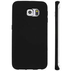 Avizar Coque Protection Silicone Gel Souple - Samsung Galaxy S6 Edge - Noir