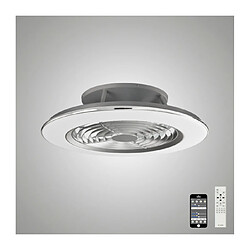 Avis Luminaire Center Plafonnier ventilateur Alisio Chrome poli,gris 1 ampoule 16cm