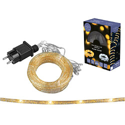 Tube lumineux Moon in the Room ML53GC Cordon décoratif 72 LED 3.6m avec paillettes or blanc chaud IP44