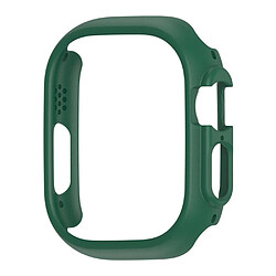 Coque en TPU électroplaqué, creusé, anti-rayures pour votre Apple Watch Ultra 49mm - vert foncé