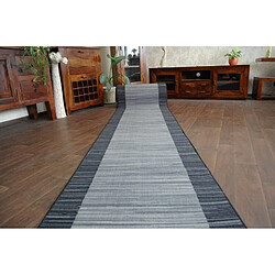 RUGSX TAPIS DE COULOIR ANTIDÉRAPANT STREIFEN 120 cm anthracite 120x280 cm