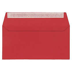 Enveloppe Pollen Clairefontaine groseille 110 x 220 mm - Paquet de 20