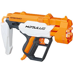 Nerf pistolet modulus Stockshot blanc orange noir