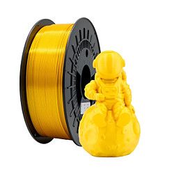 Filament 3D PLA SOIE - Diamètre 1,75 mm - Bobine 1kg - Couleur Or