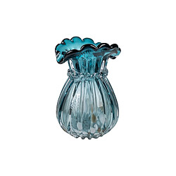 Vase Romimex Turquoise verre 17 x 24 x 17 cm