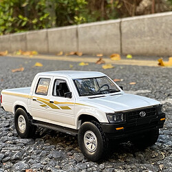 Universal Nouveau 1/32 Toyota Herax modèle de voiture en métal moulé avec son et lumière gamme de cadeaux pour enfants | Voiture jouet moulée sous pression(blanche)