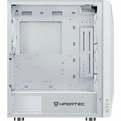 Boîtier ATX semi-tour Nfortec Nervia ARGB Blanc