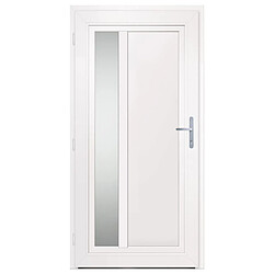 Acheter vidaXL Porte d'entrée anthracite 98x200 cm PVC