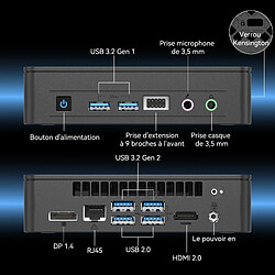 Acheter GEEKOM Mini PC Air12 Lite - Intel Alder Lake N100 - Intel UHD - RAM 8Go - SSD 256Go - Windows 11 Pro