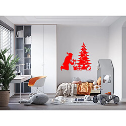 EPIKASA Décoration Murale en Métal Père Noël 2 pas cher