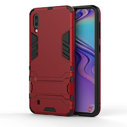 Wewoo Coque antichoc PC + TPU pour Galaxy M10, avec support (rouge)