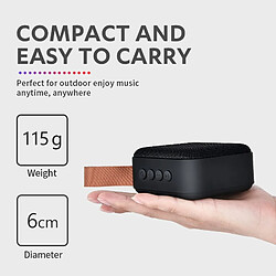 Acheter Universal Bluetooth sans fil Mini haut-parleur STEREO PORTABLE PORTABLE SUBWOOFER Bluetooth 4.2 avec haut-parleur de colonne extérieure SD FM | Haut-parleurs portables (Noir)