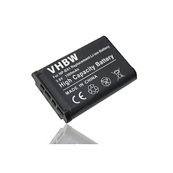 Batterie vhbw 1000mAh pour remplace Sony Action Cam FDR-X1000V, HDR-AS100V, HDR-AS100VR, HDR-AS20, HDR-AS200V NP-BX1