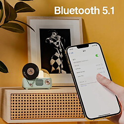 Acheter Yonis Enceinte Bluetooth Vinyle Rétro Lumière Ambiante Aromathérapie Son Stéréo