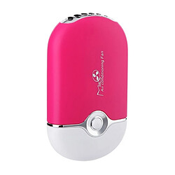 Wewoo Ventilateur électrique Magenta Portable Mini USB Chargeur Climatiseur Réfrigération Petit de poche