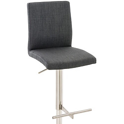 Acheter Non Tabouret de bar Cadiz tissu acier inoxydable