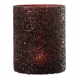 Paris Prix Photophore Design Paillettes Déco 21cm Rouge