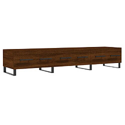 vidaXL Meuble TV chêne marron 150x36x30 cm bois d'ingénierie