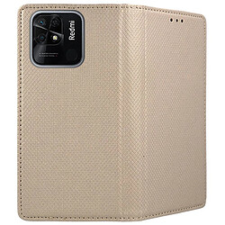 Acheter Htdmobiles Housse pour Xiaomi Redmi 10C / Poco C40 - etui coque pochette portefeuille + film ecran - OR MAGNET