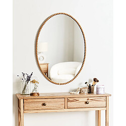 Beliani Miroir OUVEA 79 cm Doré