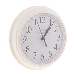 Acheter 9 pouces horloge murale chambre salon quartz montre numérique horloge blanc