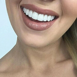 2Pcs Silicone Snap Inférieur Faux Dents Facettes Prothèses Dentaires Couvre-dents Blanc pas cher