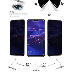 Wewoo Film de verre trempé Protection d'écran anti-éblouissement vie privée 180 degrés pour Huawei Mate 20 Lite 9H pas cher