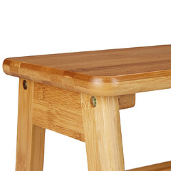 Avis Helloshop26 Tabouret repose-pieds table console bois bambou 13_0002815