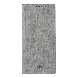 Etui en PU auto-absorbé gris pour votre Sony Xperia 10 II