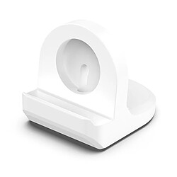 Support de charge en silicone Base de charge pour Samsung Galaxy Watch 5 - Blanc