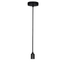 luminaire suspendu - aric epoque - e27 - noir mat - sans lampe - aric 51207