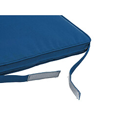 Acheter Galette de chaise de jardin Bleu Indigo - 40 x 40 cm - Hespéride