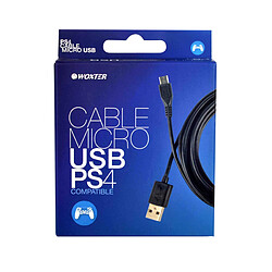 Blade PS4 micro USB to USB Câble noir WOXTER