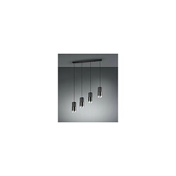 TRIO LIGHTING Suspensions Robin Noir Mat 4x28W E27