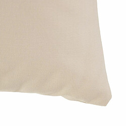 BigBuy Home Coussin Coton Beige 50 x 30 cm