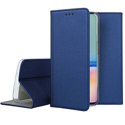 Htdmobiles Housse pour Samsung Galaxy A05s - etui coque pochette portefeuille + film ecran - BLEU MAGNET